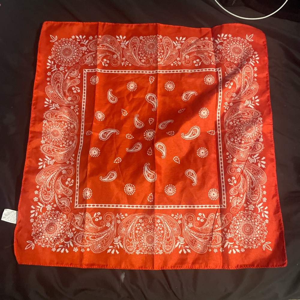 Amazon Red Paisley Bandana